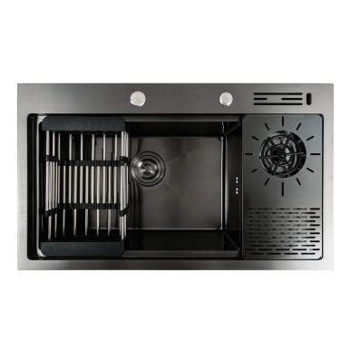 Кухонна мийка HM 7648KH Nano Black Decor